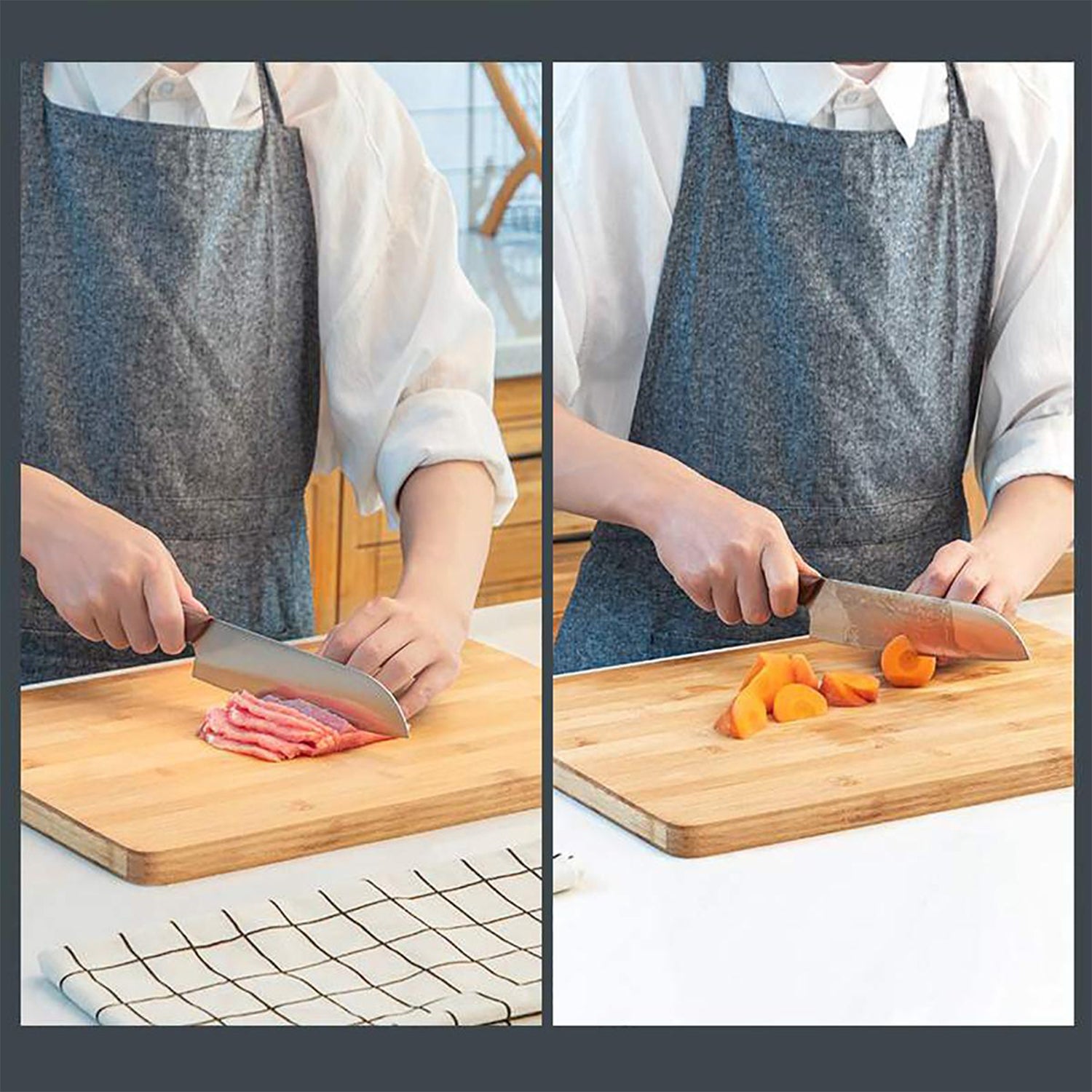 2920 Wooden Chopping / Cutting Board with Anti Skid Mat DeoDap 2920 Wooden Chopping / Cutting Board with Anti Skid Mat DeoDap